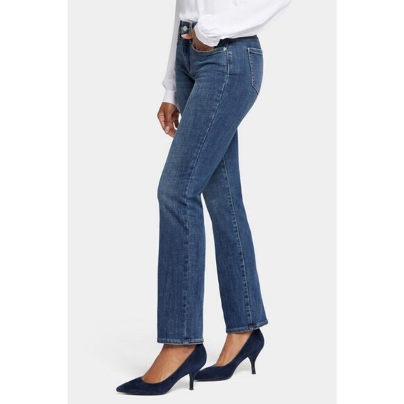 💕NYDJ💕 Marilyn Straight Leg Jeans ~ Marcel Blue 12 NWT - Picture 5 of 16